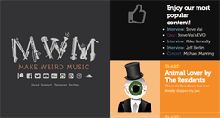 Desktop Screenshot of makeweirdmusic.com